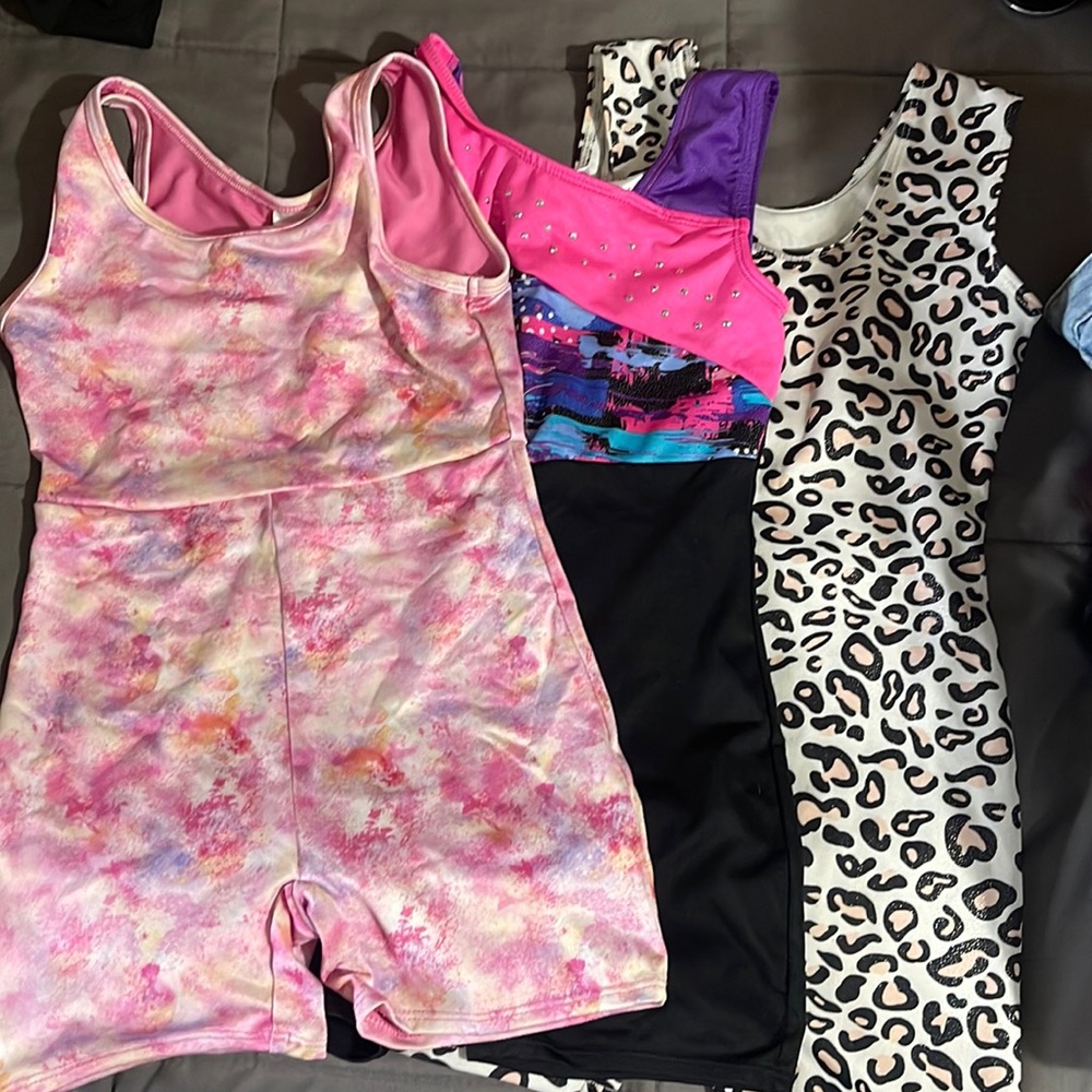 Little girls gymnastics suits